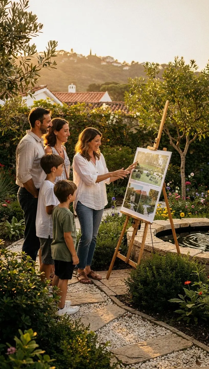 Benefícios das exposições de design paisagístico.