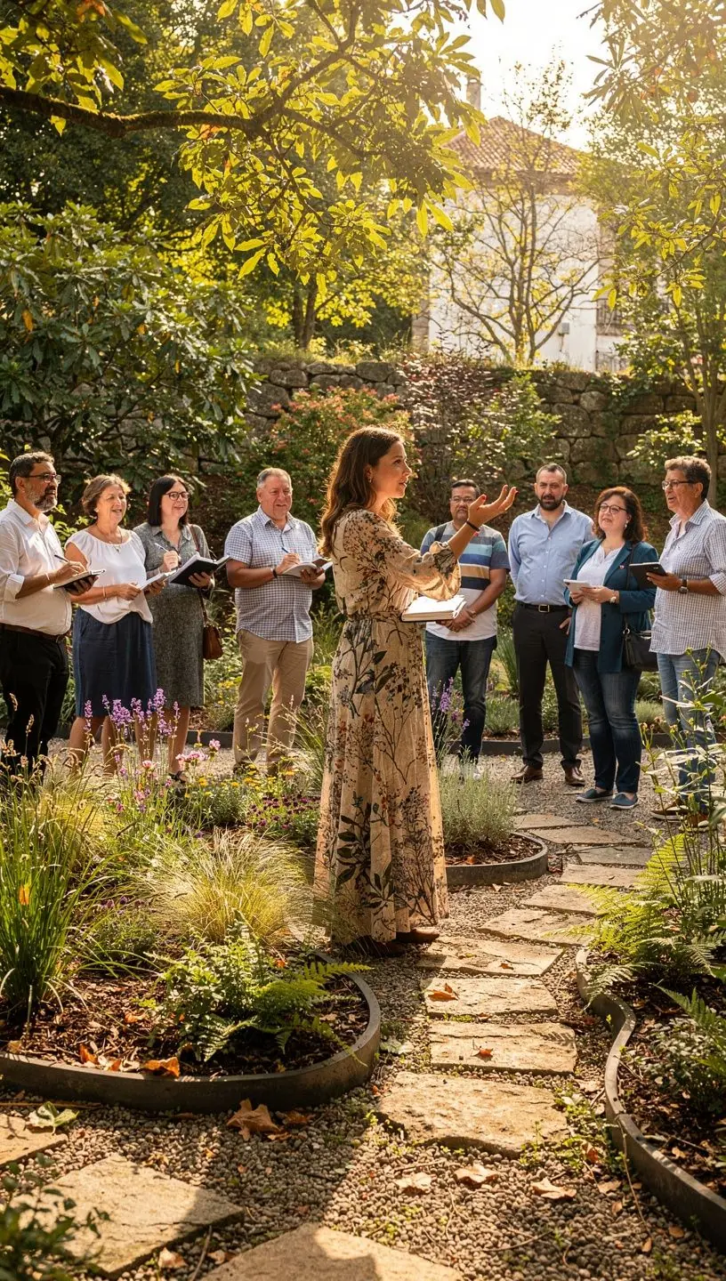 Técnicas de consultas presenciais em design paisagístico.