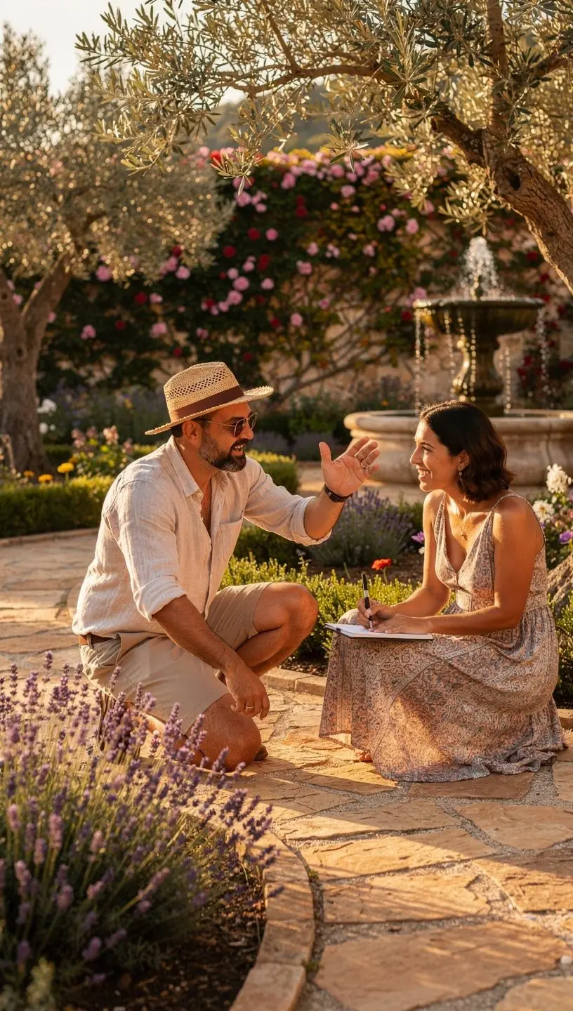 Incorporação de elementos aquáticos em design paisagístico.